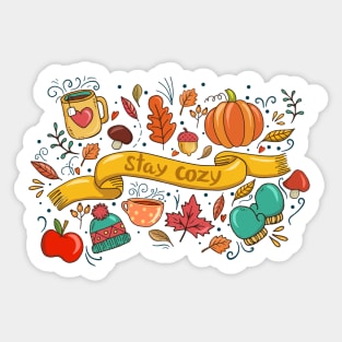 Stay Cozy Sticker